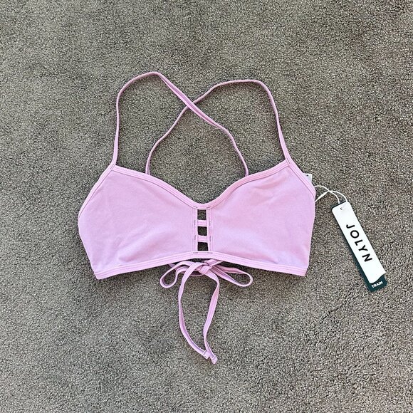 Jolyn Pink Tomcat Bikini Top - Picture 1 of 5